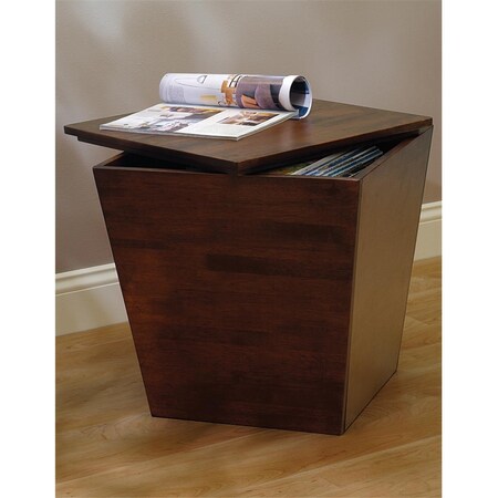 Winsome Antique Walnut Beechwood CUBE TAPERED 94418